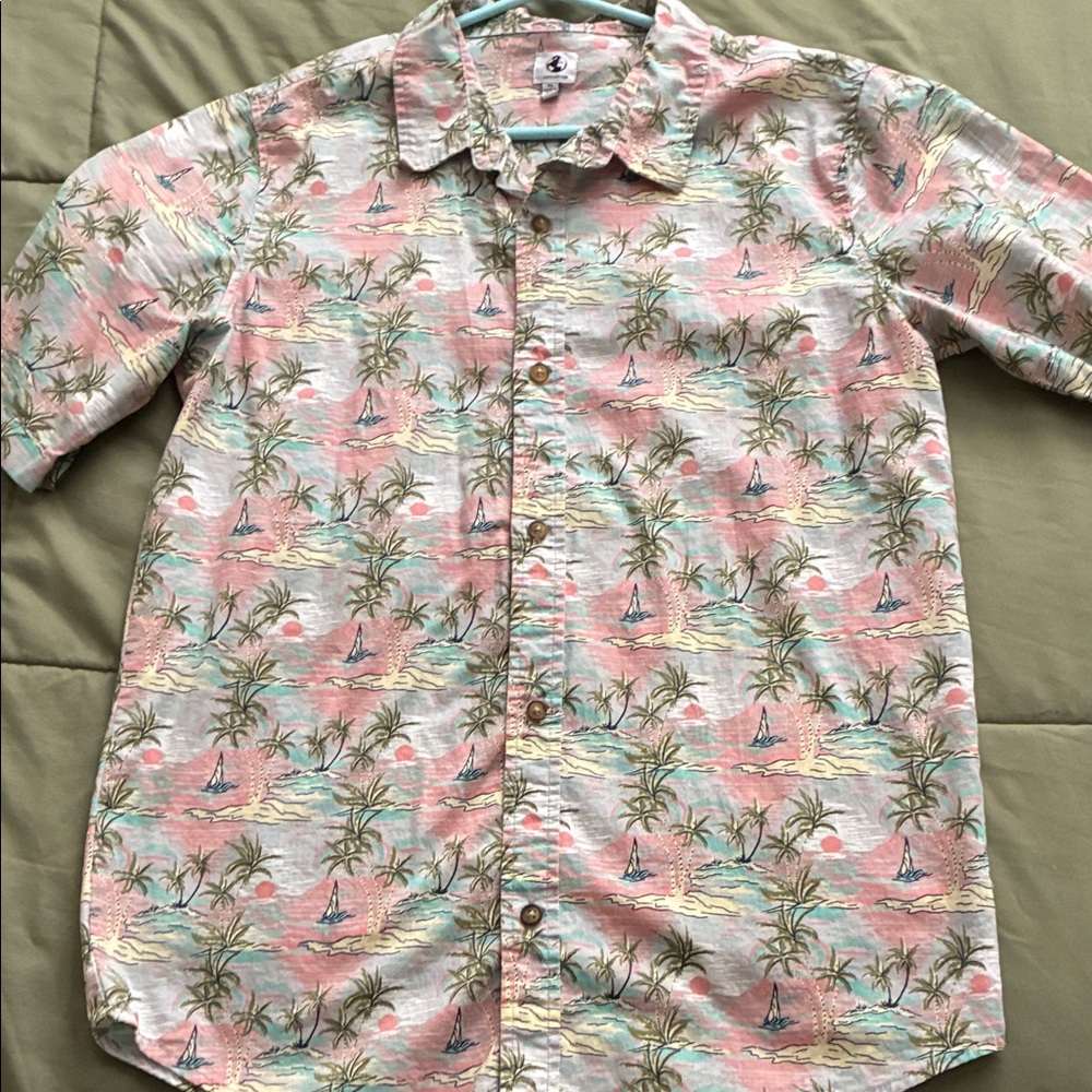 Tropical Print womens Shirt